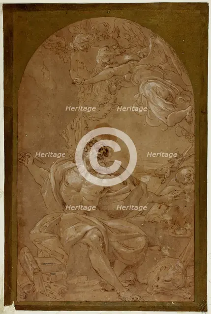Study for Saint Jerome, after 1598. Creator: Unknown.