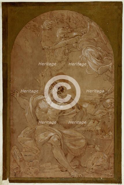 Study for Saint Jerome, after 1598. Creator: Unknown.