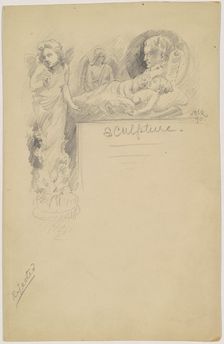 Study for "Sculpture", 1890. Creator: James Henry Moser