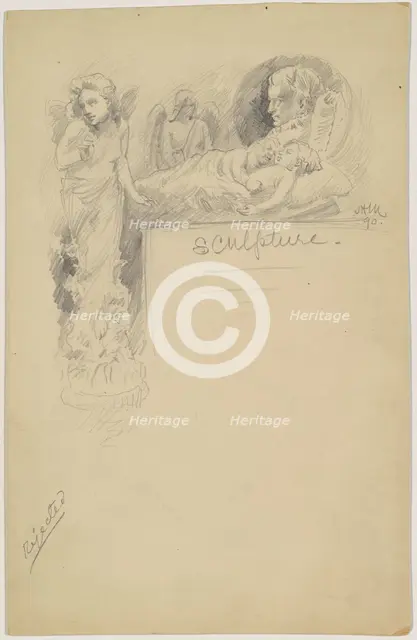 Study for "Sculpture", 1890. Creator: James Henry Moser.
