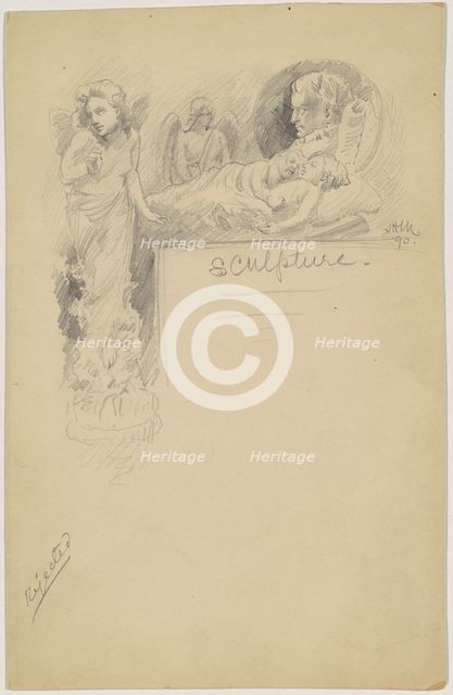 Study for "Sculpture", 1890. Creator: James Henry Moser.