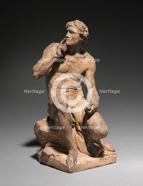 Study for "Silence" , c. 1780-89. Creator: Louis-Philippe Mouchy (French, 1734-1801), attributed to.