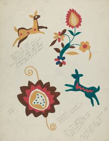 Study for Silkscreen Portfolio, 1935/1942. Creator: Unknown