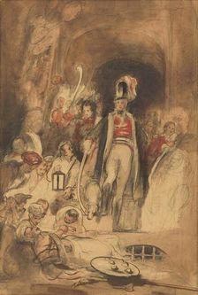Study for Sir David Baird Discovering the Body of Tipu Sahib about 1834-1836. Creator: David Wilkie