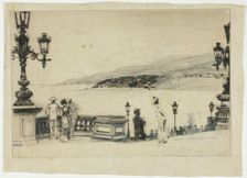 Study for The Terrace, Monte Carlo, 1905-06. Creator: Theodore Roussel