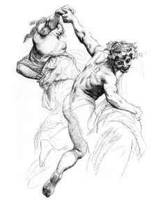 Study for The Triumph of Flora c1880-1882.Artist: Alexandre Cabanel