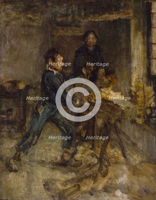 Study for the Young Sabot Maker, ca. 1895. Creator: Henry Ossawa Tanner.
