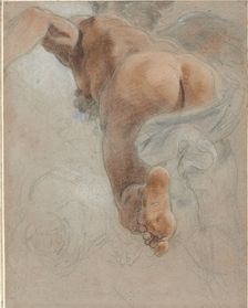 Study for the Allegorical Figure of Earthly Harmony, c.1677. Creator: Domenico Maria Canuti