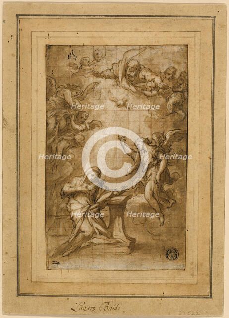 Study for the Annunciation, n.d. Creator: Lazzaro Baldi.