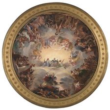 Study for the Apotheosis of Washington in the Rotunda of the United States Capitol Building, ca. 185 Creator: Constantino Brumidi