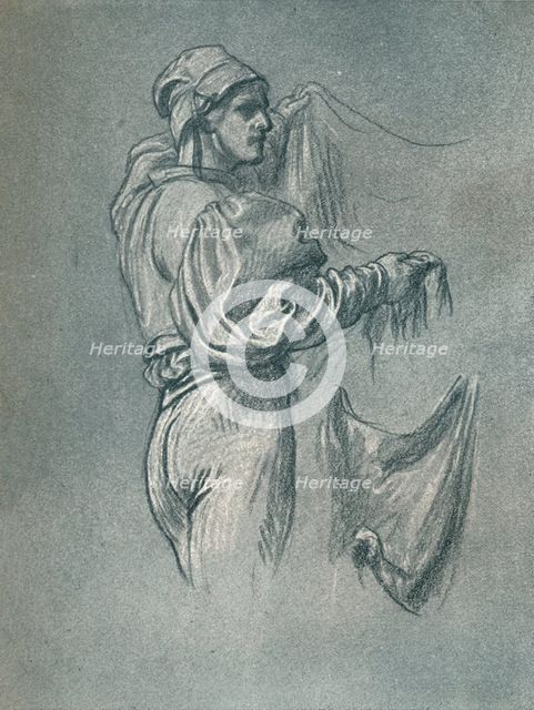 'Study for The Arts of Industry as Applied to War', c1870, (1897). Artist: Frederic Leighton.