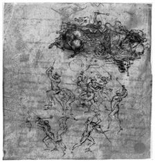 Study for The Battle of Anghiari 1503 (1954).Artist: Leonardo da Vinci