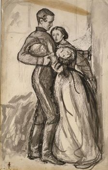 Study for The Black Brunswicker 1859. Artist: John Everett Millais
