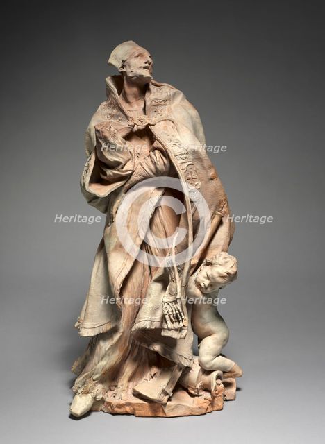 Study for The Blessed Alessandro Sauli, 1663-1668. Creator: Pierre Puget (French, 1620-1694).