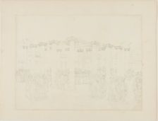 Study for The Coal Exchange, from Microcosm of London, c. 1808. Creator: Augustus Charles Pugin
