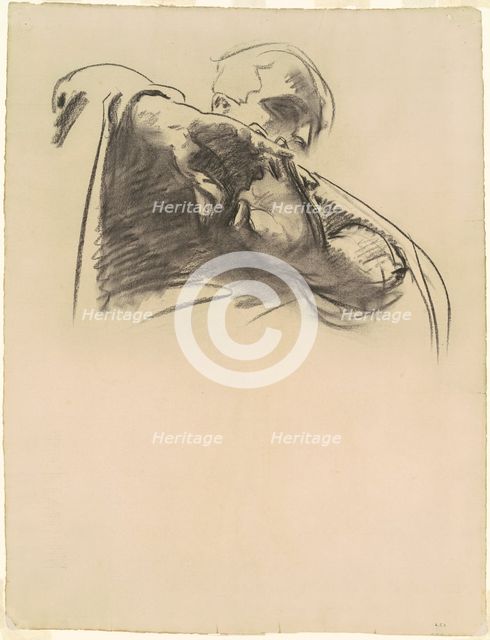 Study for "The Crucifixion and Death of Our Lord", 1909-1916. Creator: John Singer Sargent.