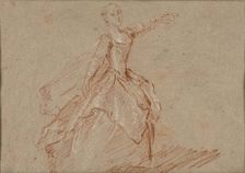 Study for The Dance Between the Pavilion and the Fountain, c. 1732. Creator: Nicolas Lancret