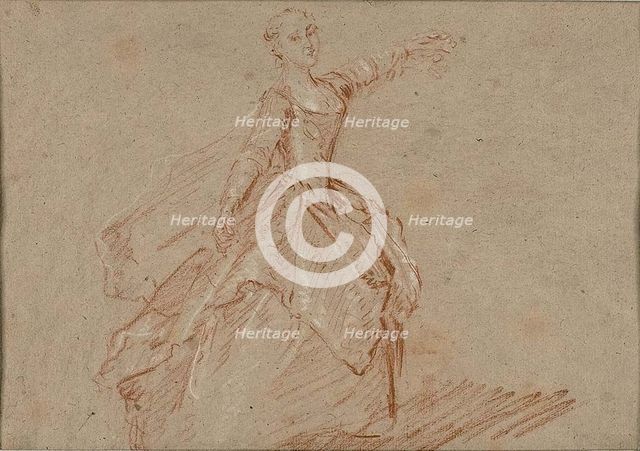 Study for The Dance Between the Pavilion and the Fountain, c. 1732. Creator: Nicolas Lancret.