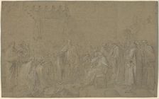 Study for "The Death of the Earl of Chatham", 1779. Creator: John Singleton Copley