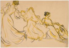 Study for the Decoration for the Salle des Fêtes for La Mairie du 11e arrondissement de Paris, 1897. Creator: Victor Emile Prouvé (French, 1858-1943)