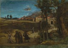 Study for "The Destruction of Sodom", 1843. Creator: Jean-Baptiste-Camille Corot