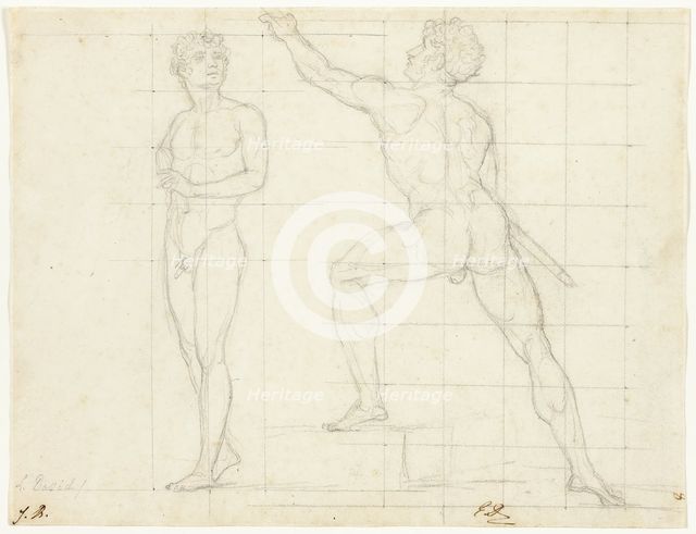 Study for "The Distribution of the Eagles", c. 1810. Creator: Jacques-Louis David.