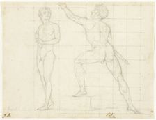 Study for "The Distribution of the Eagles", c. 1810. Creator: Jacques-Louis David