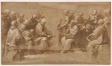 Study for The Disputation of the Holy Sacrament, 1508-1510. Creator: Raphael (Raffaello Sanzio da Urbino) (1483-1520)