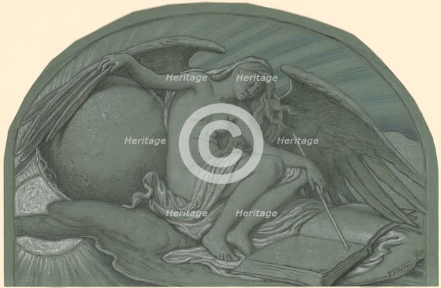 Study for "The Eclipse of the Sun by the Moon", 1892. Creator: Elihu Vedder.