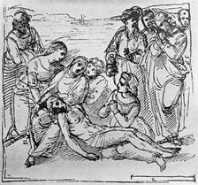 Study for The Entombment 1913.Artist: Raphael