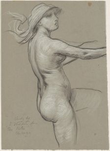 Study for "The Fates Gathering in the Stars", 1884-1887. Creator: Elihu Vedder