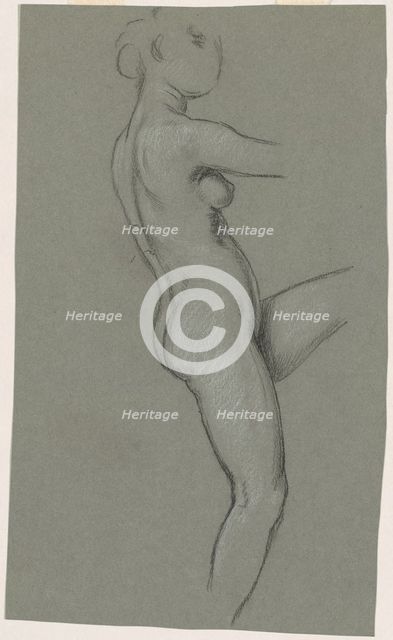 Study for "The Fates Gathering in the Stars", 1884-1887. Creator: Elihu Vedder.