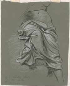 Study for "The Fates Gathering in the Stars", 1884-1887. Creator: Elihu Vedder