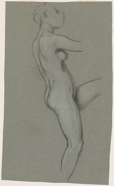 Study for "The Fates Gathering in the Stars", 1884-1887. Creator: Elihu Vedder