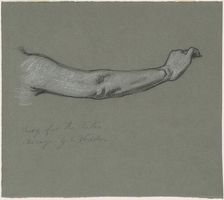 Study for "The Fates Gathering in the Stars", 1884-1887. Creator: Elihu Vedder