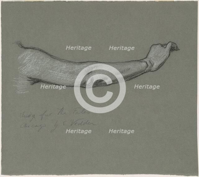 Study for "The Fates Gathering in the Stars", 1884-1887. Creator: Elihu Vedder.