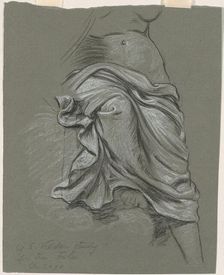 Study for "The Fates Gathering in the Stars", 1884-1887. Creator: Elihu Vedder