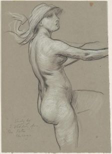 Study for "The Fates Gathering in the Stars", 1884-1887. Creator: Elihu Vedder