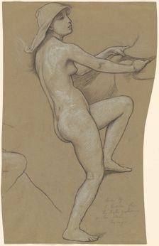 Study for "The Fates Gathering in the Stars", c. 1884-1887. Creator: Elihu Vedder