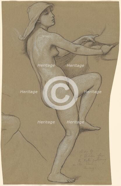 Study for "The Fates Gathering in the Stars", c. 1884-1887. Creator: Elihu Vedder.