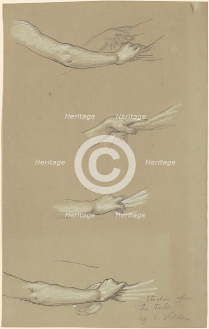 Study for "The Fates Gathering in the Stars", c. 1884-1887. Creator: Elihu Vedder.