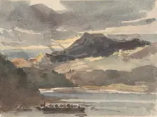Study for "The Ferry", after 1829. Creator: Peter de Wint