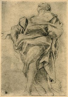 Study for the figure of an apostle, 1913.Artist: Correggio