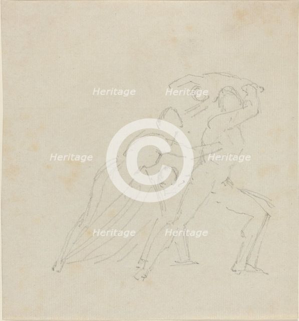 Study for "The Fury of Athamas", probably c. 1790/1794. Creator: John Flaxman.