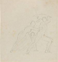 Study for "The Fury of Athamas", probably c. 1790/1794. Creator: John Flaxman