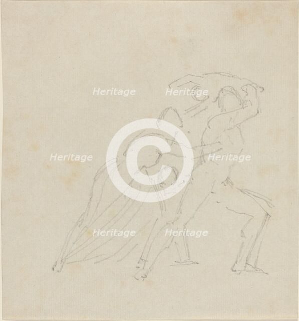 Study for "The Fury of Athamas", probably c. 1790/1794. Creator: John Flaxman.