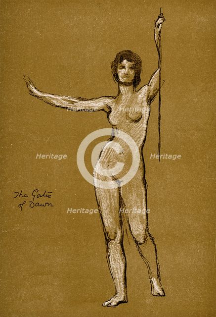Study for The Gates of Dawn, 1900. Artist: Unknown