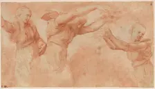 Study for the Gods Celebrating the Wedding of Psyche and Cupid, 1518-1519. Creator: Raphael (Raffaello Sanzio da Urbino) (1483-1520)