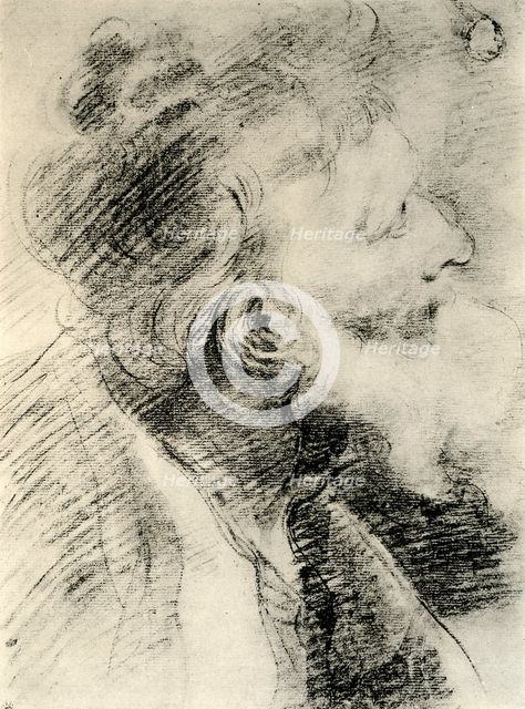 Study for the Head of an Old Man, 1913.Artist: Peter Paul Rubens