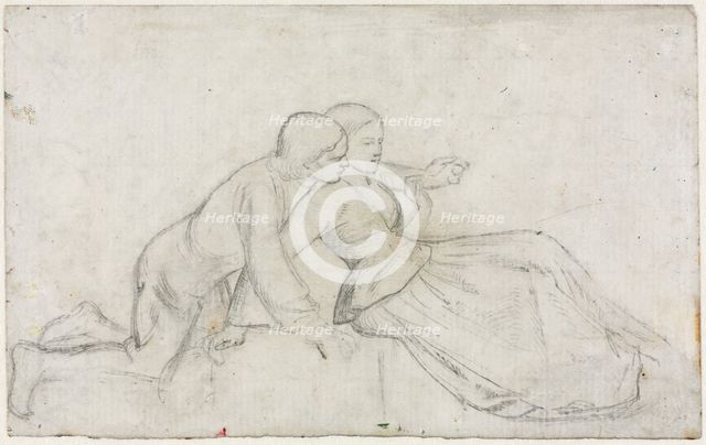 Study for "The Hireling Shepherd", 1851. Creator: William Holman Hunt (British, 1827-1910).